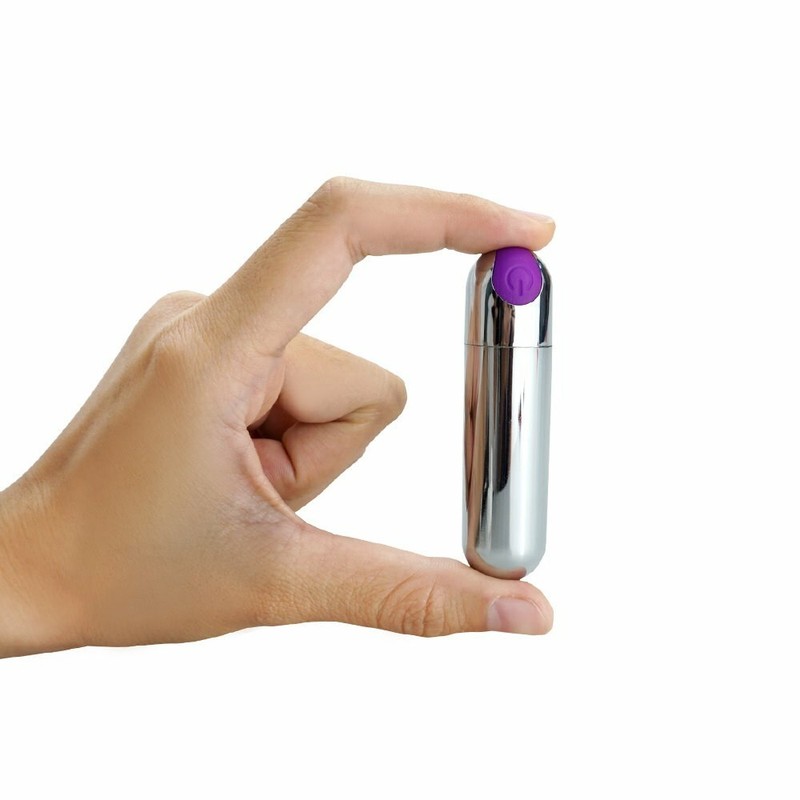 Rechargeable Silver Bullet Vibrator Clit Vibe Beginner Travel Sex Toys for Women