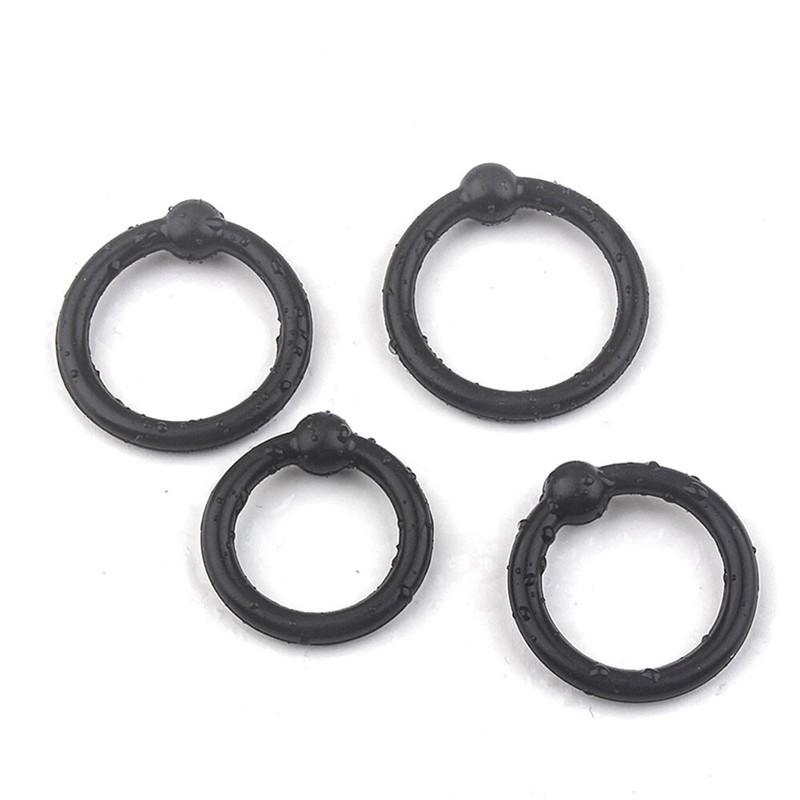 4 PC Set Cock Ring Penis Enhancer Prolong Delay Sex Toy For Men+ ⇓