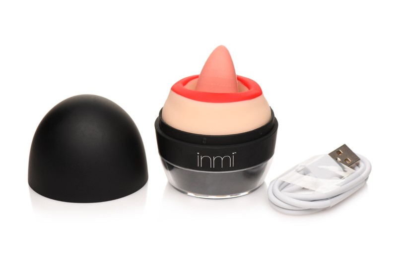 Tongue Clit Pussy Licker Rotating Tongue GSpot 10 Speed Massager Stimulator USB gallery