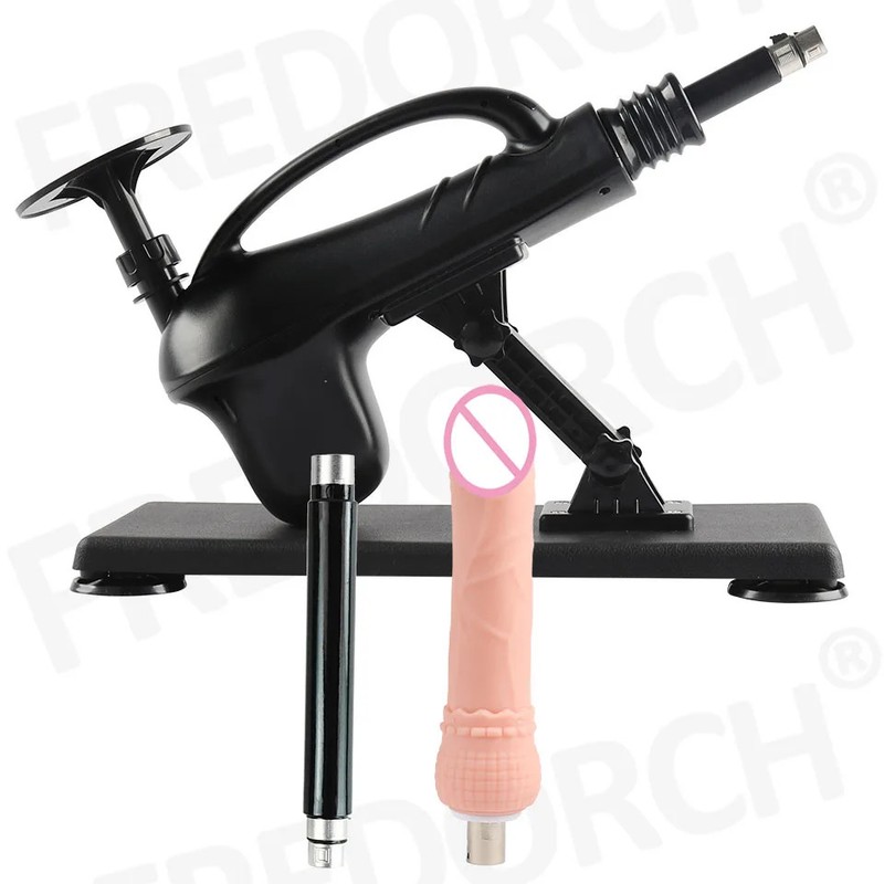 A2SS Wired Sex Machine for Woman Adjustable Masturbating Pumping Vibrator Dildo