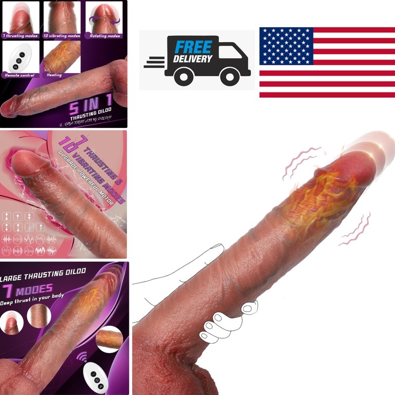 Multi Functional Dildo Vibrator 11 Inch with 7 Thrusting and 10 Heating Settings