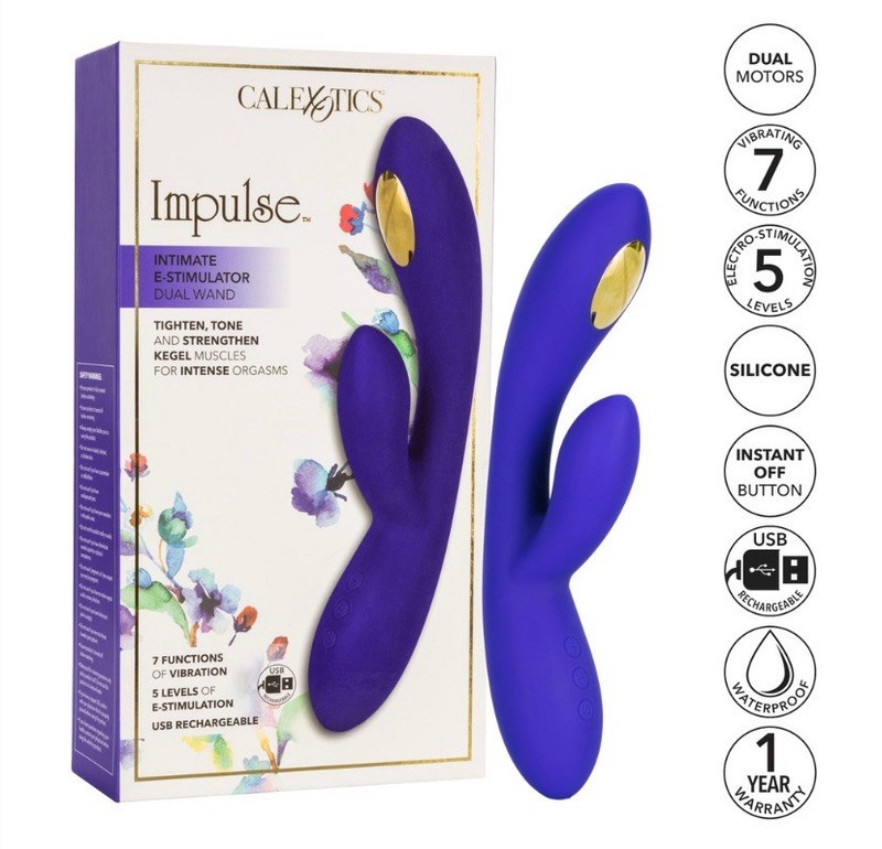 CALEXOTICS- Impulse Intimate E-Stimulator Dual Wand Luxury Kegal Vibrating Toy gallery