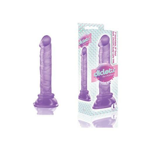 The 9&rsquo;s Diclets 8in Jelly TPR Dong Purple