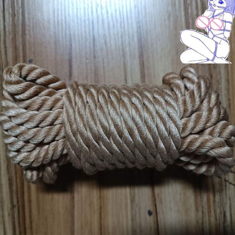 5M Hemp Bondage Rope Shibari Binding Restraint To Touch Tie Up Slave Flirting US