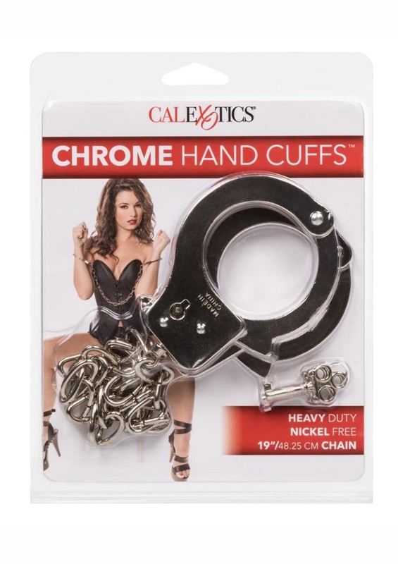 Chrome Hand Cuffs with Chain gallery