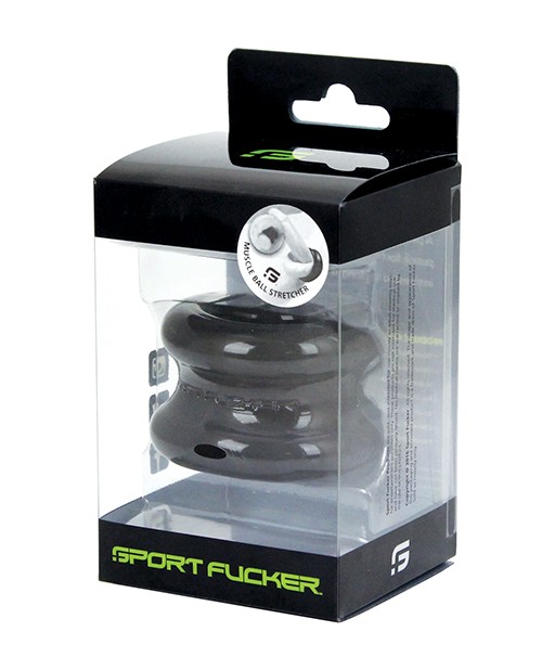 Ball Stretcher Stretch Testicle Penis Ring For Balls Sport Loveer Black TPR