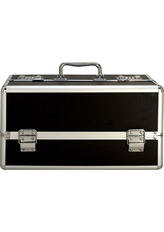 BMS Lockable Sex Toy Case Storage Chest LOCKING Box - LARGE Black gallery