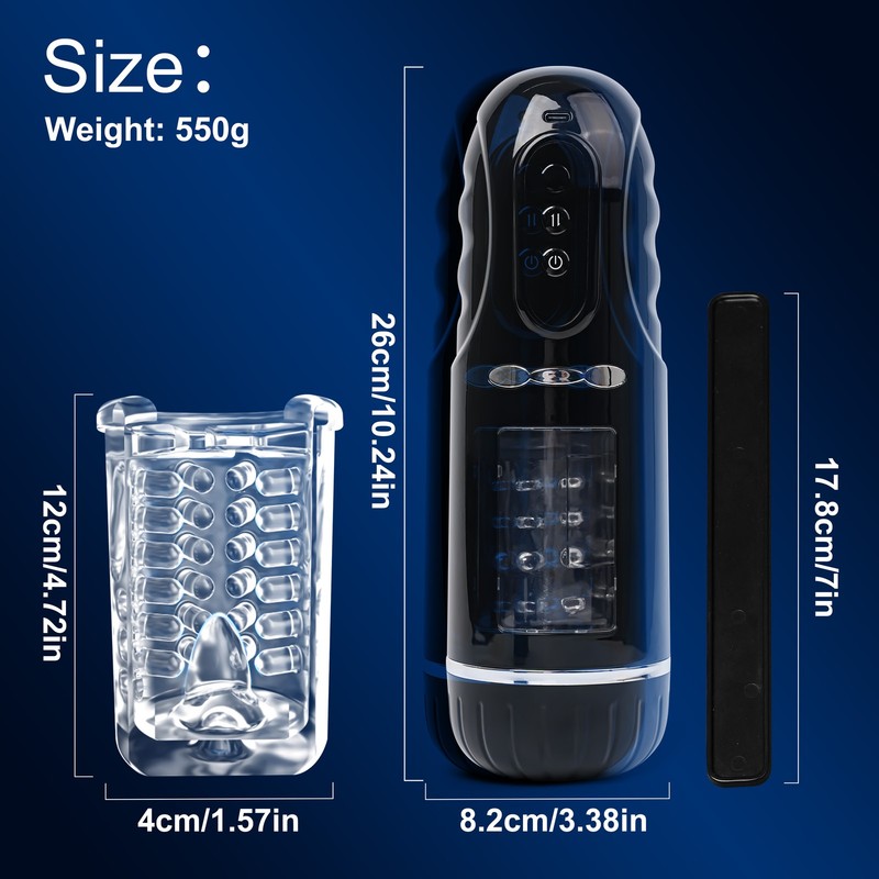 Sex Machine Blowjob Automatic Male Masturbaters Thrusting Rotation Cup Sex Toys gallery