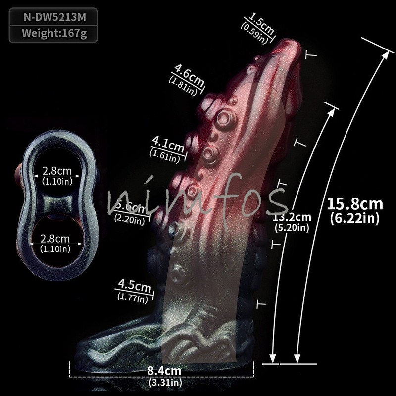 Silicone Penis Sleeve Pink Sex Toys Fantasy Dildo with Cock Ring Enlargement gallery