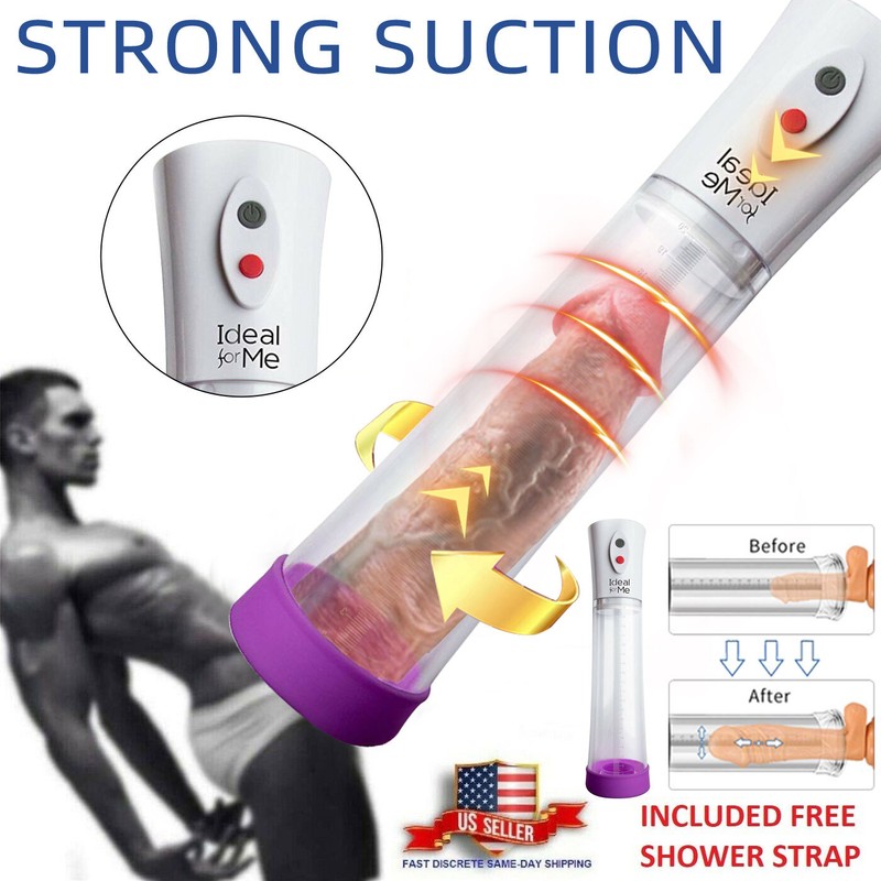Rechargeable Vacuum Electric Penis Pump Digital Penis Enlarger Growth Sex-Toys
