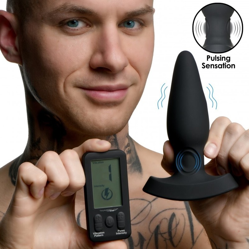 Vibrator-Anal Men ButtPlug Prostate Massager with Remote Sex-Toys-for-Men-Gay
