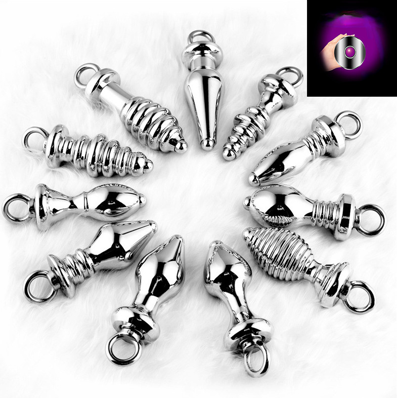 Peep Hole Detachable Hollow Double Tunnel Anal Plug Dilator Expansion Unisex