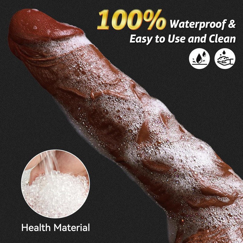 14 in Realistic Big Thick Dildo, 2.9’’ Diameter XXL Anal Plug with Strong Su gallery