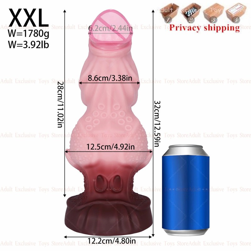 Monster Anal Meatball Dildo Fantasy Tentacle Dildo Silicone Butt Plug Sex Toys
