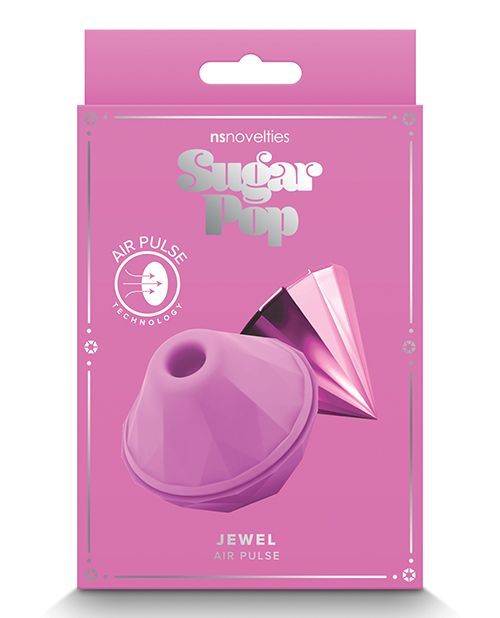 Sugar Pop Jewel Air Pulse Vibrator Sucking Rechargeable Pink