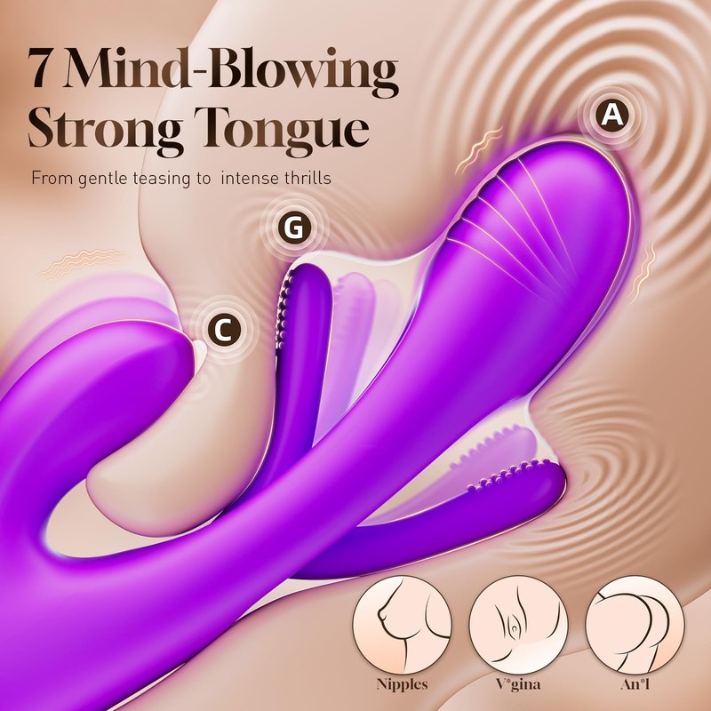 Vibrator Dildo Rabbit Sex Toys LOVENOTE G Spot Vibrator Massager for Women Cl... gallery