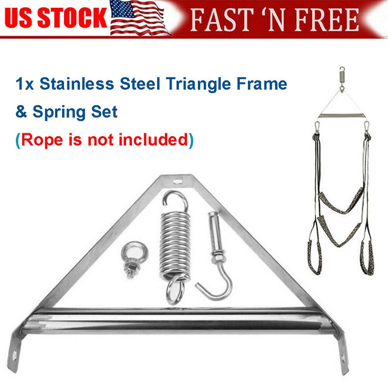 Spinning 360 Degree Sex Position Stainless Steel Triangle Frame For Swing Sling
