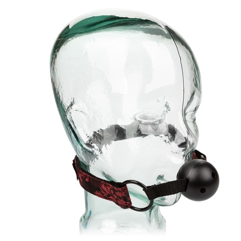 California Exotics Scandal Breathable Ball Gag With Cuffs gallery