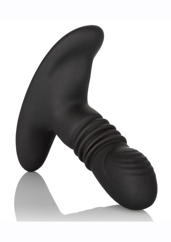 Eclipse Thrusting Rotator Probe Silicone Rechargeable Vibrating Butt Plug with R