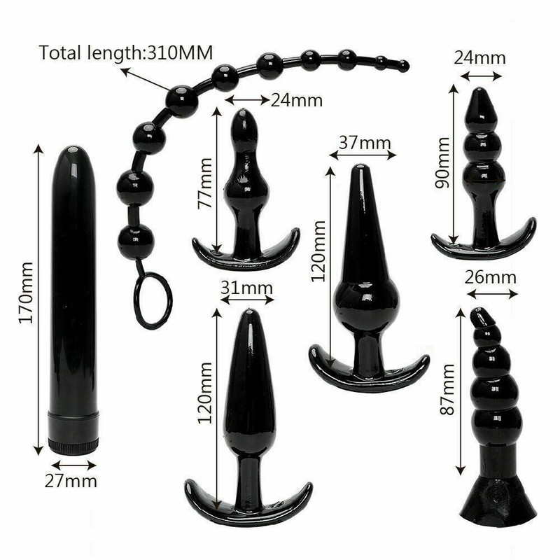 7 Pieces Butt Plug Erotic Sex Anal Massager G-Spot Stimulation Sex Toys gallery