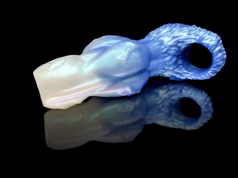 Silicone Sleeve Penis Wearable Sheath Knot Male Sex Toy Enlargement Cock Ring