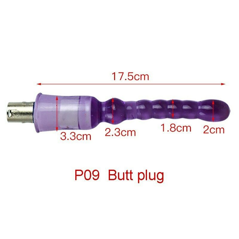 4PCS Sex Machine Attachment 3XLR Attachment Dildo For Women Lady Feamale US gallery