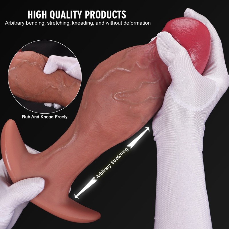 Silicone Huge Realistic Thick Big Penis Dildo Dong Anal G-spot Sex Toy for Women gallery