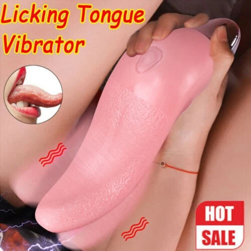 10-Modes Realistic Tongue Clitoris Licking Penis Vagina Stimulator Oral Sex Toys gallery