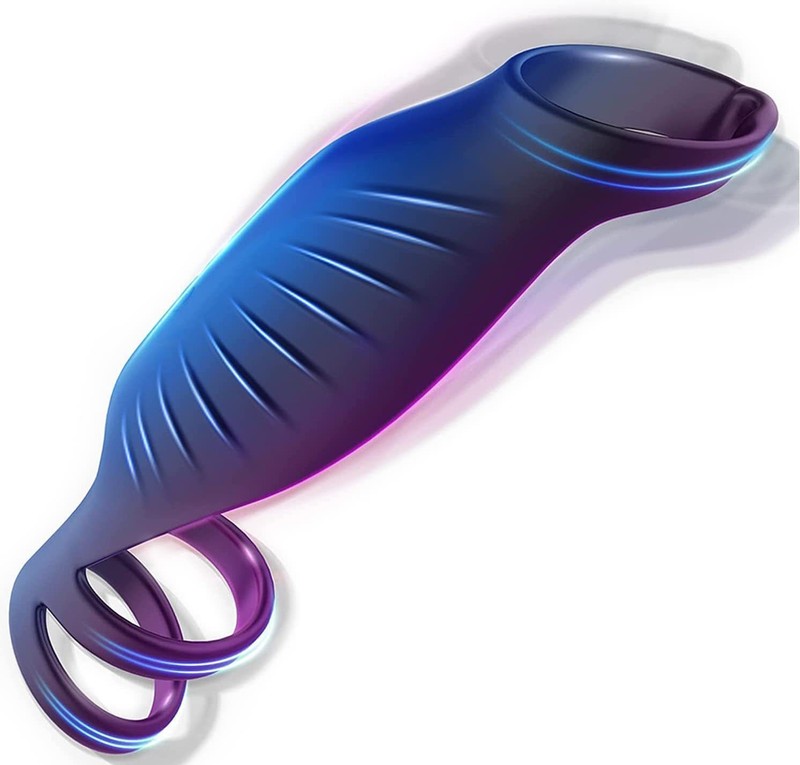 Men Penis Cock Ring Vibrator G-spot Dildo Massager Sex Toys For Women Couples