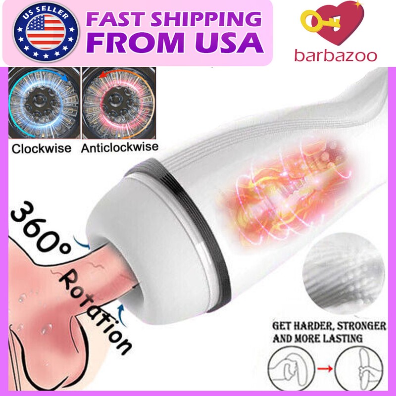 Automatic Handsfree Male Mastubator-Pussy Blowjob Masturbators-Cup Voice-Sex-Toy