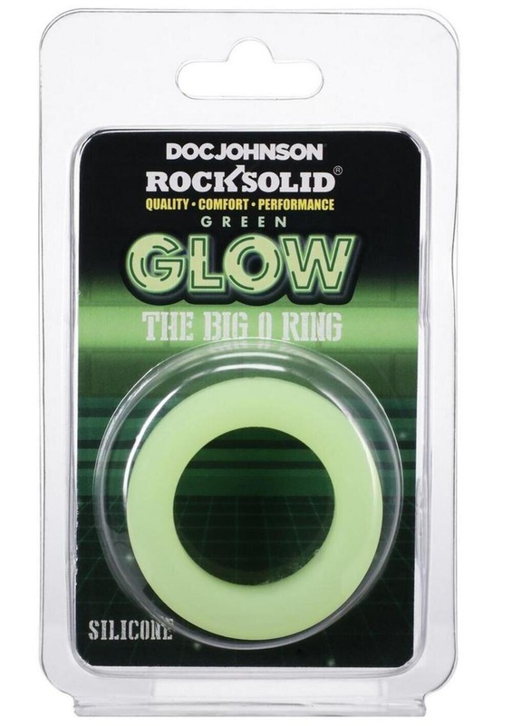 Rock Solid The Big O Glow In The Dark Silicone Cock Ring gallery