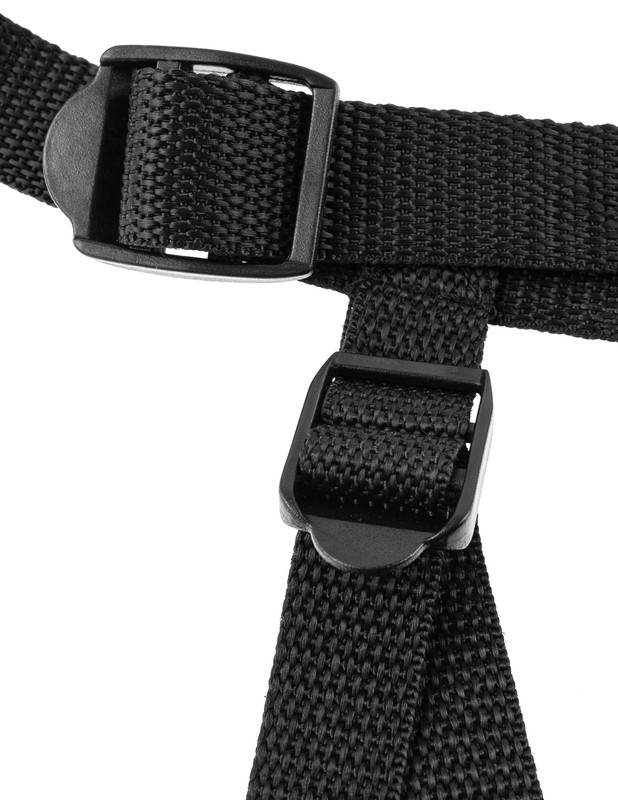 Beginner Strap-on Harness Adjustable Heavy-duty Pegging Sex Toy w Silicone Rings gallery