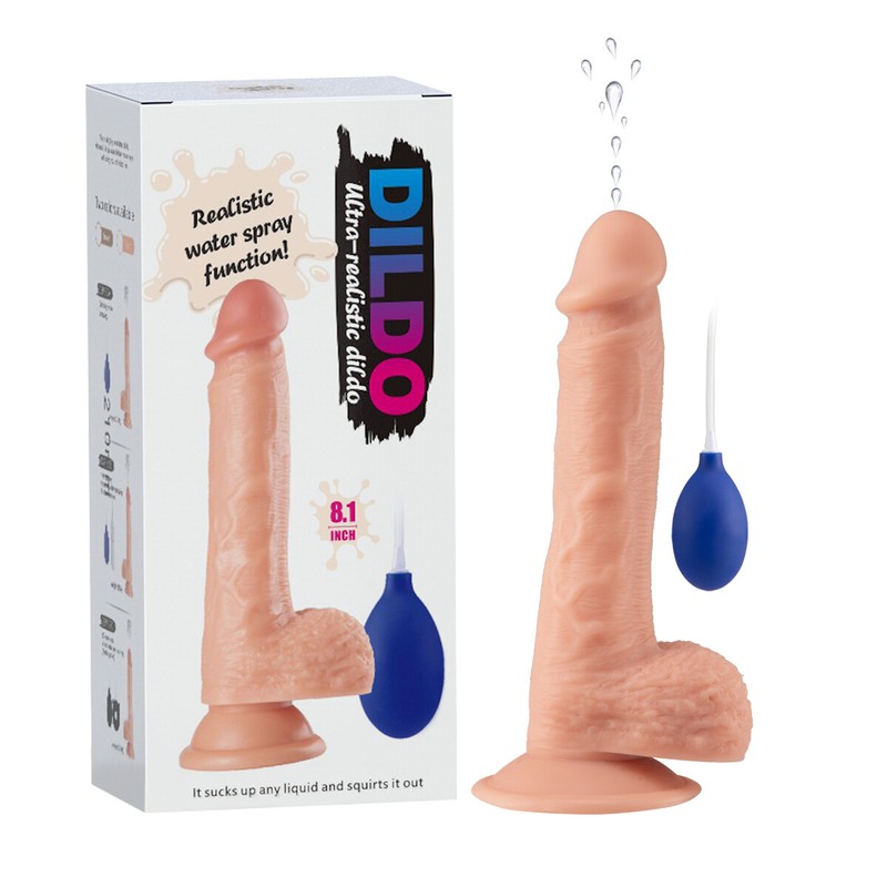 Ejaculation Dildo Suction Cup Squirting Dildo G-Spot Water Squirting Dildo BDSM gallery