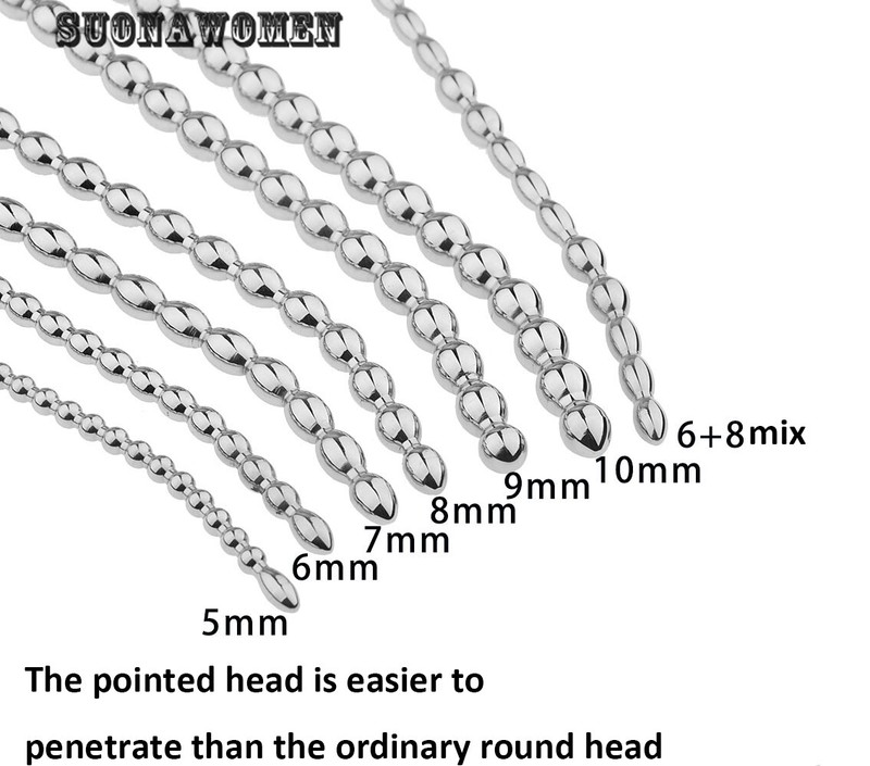 NEW 2025 Dilator Penis Plug Beads Glans Cap Stim Penis Insert Prostate Sex Toy gallery