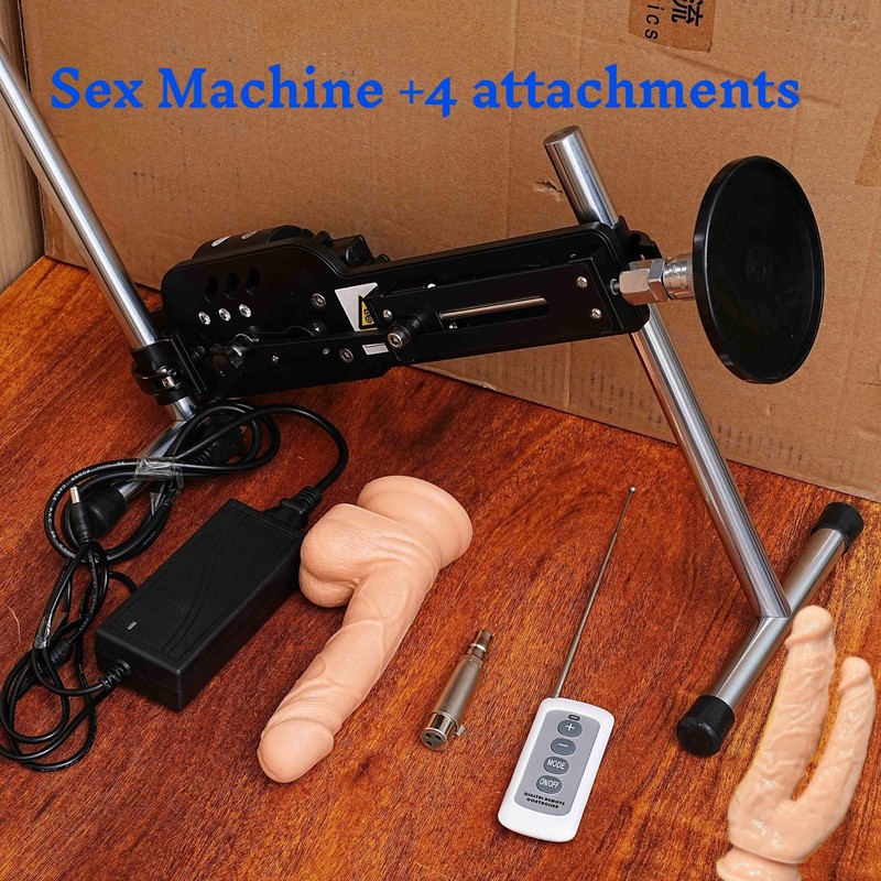 Thrusting Fuck-Love Sex Machine Suction Cup Masturbator for Women Men Remote