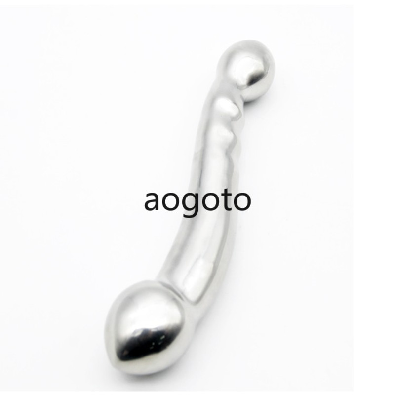 New Solid Stainless Steel Anal Plug Dildo Heavy Anus Bead Chastity Anal Sex Toys