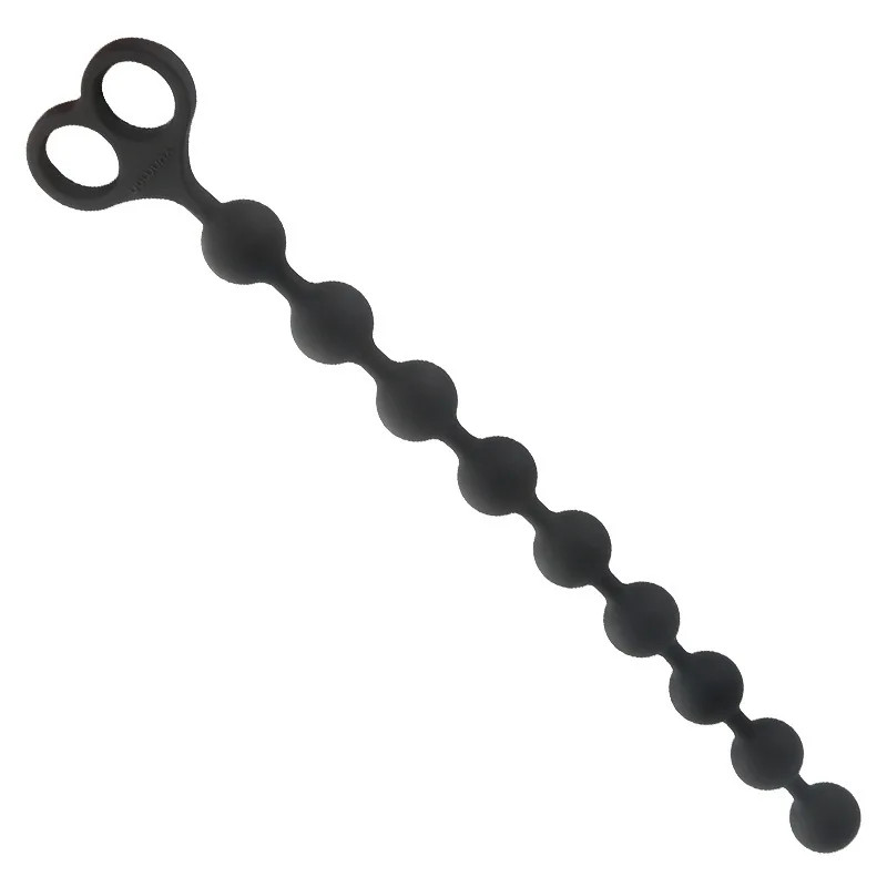 Large Anal Plug with Multiple Oval Beads Butt Plug Anal Masturbator Sex Toys