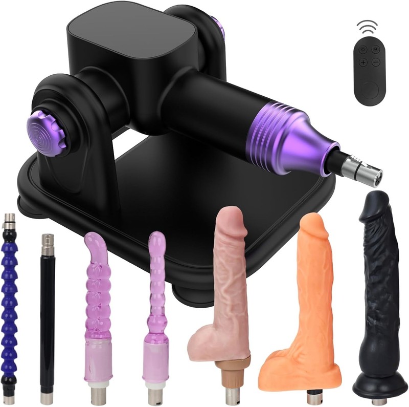 60W Sex Machine with Remote Control 21 Modes and Discreet Packaging for Privacy gallery