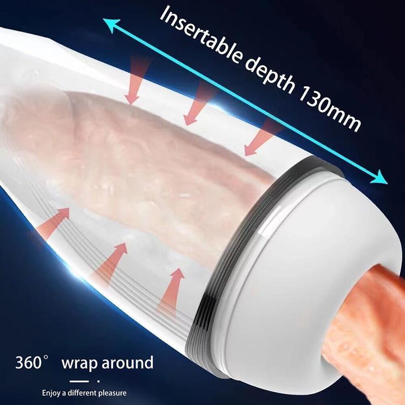 Male Masturbator Automatic Penis Sucking Pump Vaginal Pussy Cup Sex Machine Toy