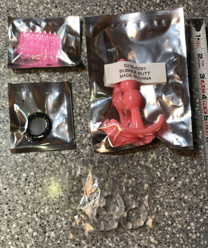6 PCS lot Anal Plug Silicone Dildo Butt Wearable Cock Ring Women Sex Toy USA D26