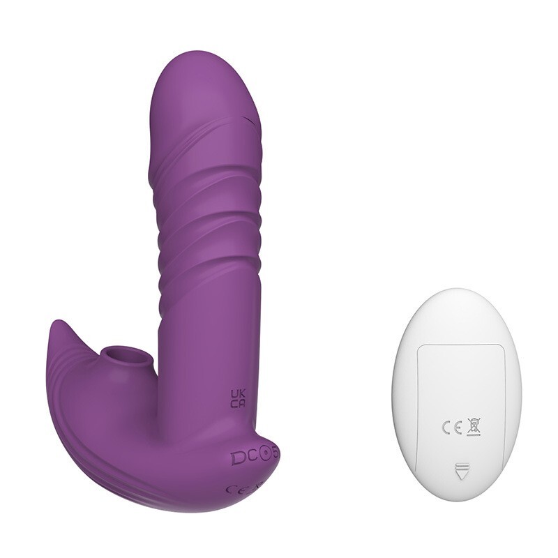 Clit Sucking Vibrator G-Spot Thrusting Dildo Massager Vibe Sex Toys for Women gallery