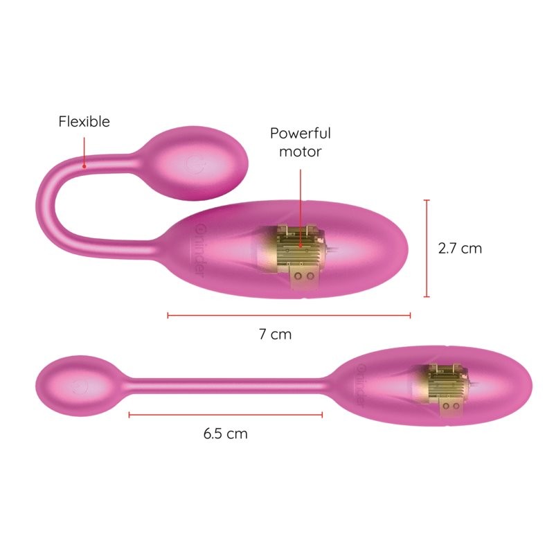 Oninder - Denver Vibrating Egg Pink 7 X 2.7 CM Free App gallery