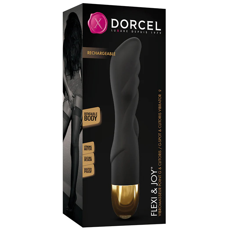 Lovely Planet USA Dorcel Flexi&Joy Vibrator Blk/Gld