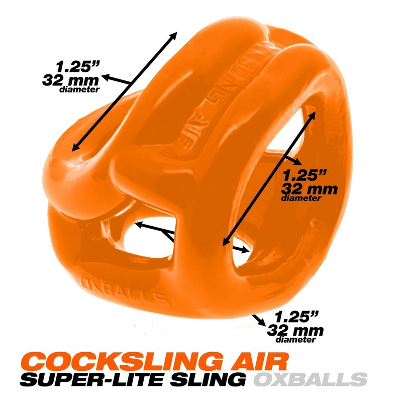 OXBALLS COCKSLING AIR Cock Ring🍯HUJ Male Penis Sack Cock Sling Ball Stretcher gallery