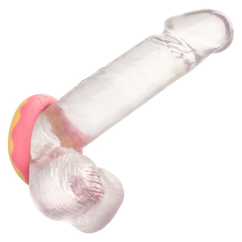 Cal Exotics Naughty Bits Dickin' Donuts Silicone Donut Cock Ring - Pink gallery