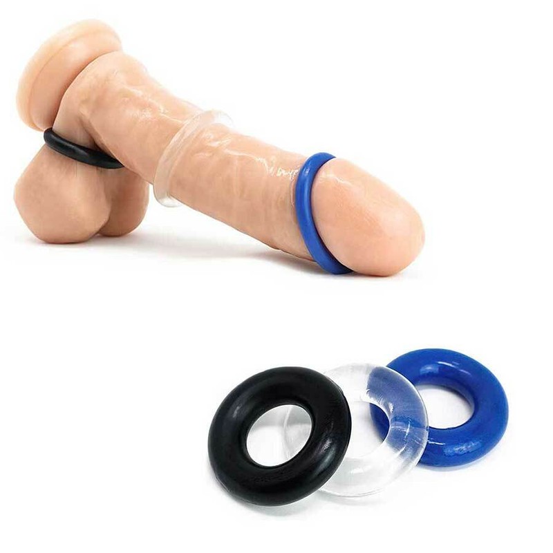 Penis Cock Ring Silicone Super Stretchy Strong Stay Harder Delay Sex Toys Adult gallery
