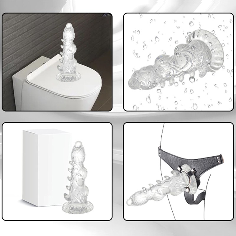 7.48 Inch DP Dildo Suction Cup Monster Penis Dong Anal G-spot Sex Toys for Women gallery