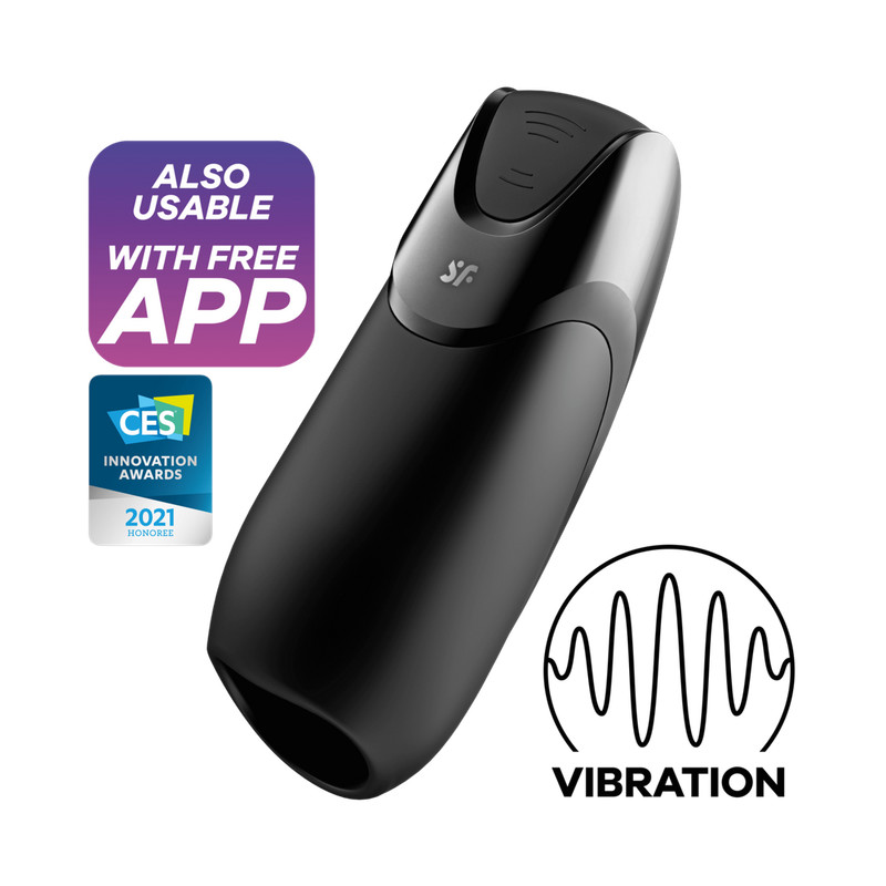 Satisfyer Men Vibration+ Waterproof Bluetooth Vibrating Male Masturbator