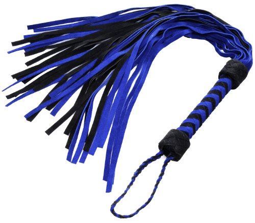 Black and Blue Suede Flogger