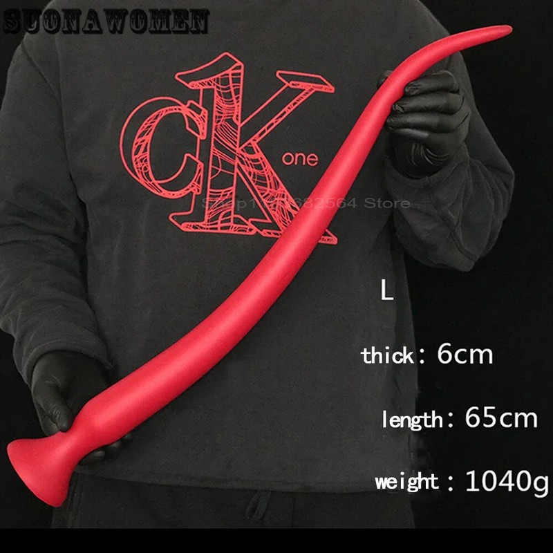 64cm Super Long Deep Large Sucker Dildo Prostate Massager Anal Dilator Sex Toy gallery
